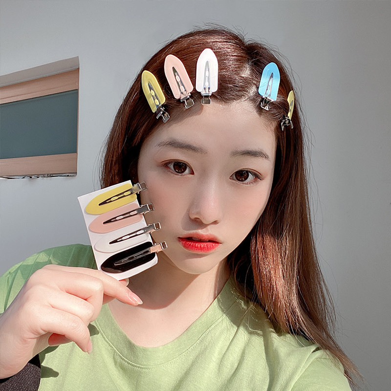 欧阳娜娜同款无痕发夹边夹少女刘海夹头饰发卡碎发夹子网红一字夹