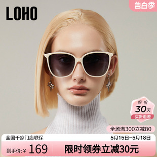 LOHO太阳眼镜2024新款女潮时尚gm大脸显瘦大框偏光防紫外线晒墨镜