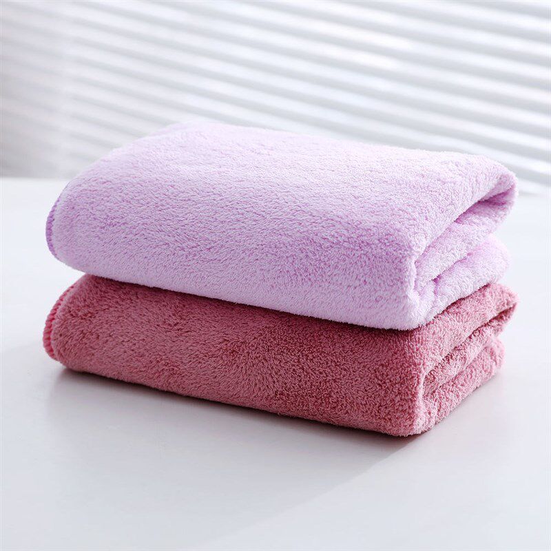 加大80x40cm超强吸水毛巾珊瑚绒擦头发速干不掉毛加厚干发大毛巾