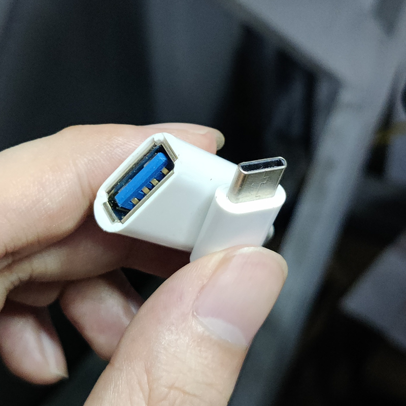 手机数据线OTG tpye-C转USB 适用安卓手机读取U盘扩容内存 手机下载歌曲到车载U盘