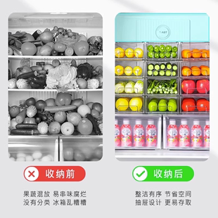 日本抽屉式零食收纳盒收纳筐透明桌面储物零食玩具塑料筐杂物整理