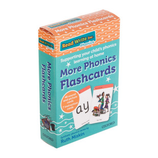 英文原版 Read Write Inc. Home Learning Phonics More Phonics Flashcards 牛津自然拼读闪卡音节练习 英文版 进口英语原版书籍