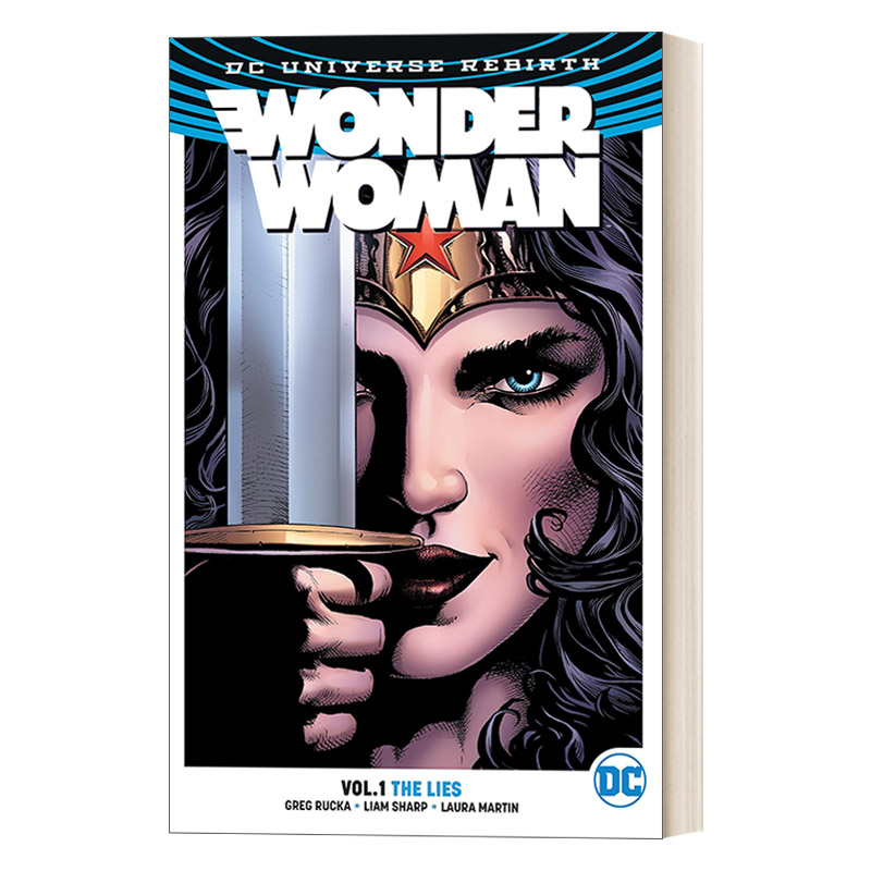 英文原版 Wonder Woman Vol.1 The Lies Rebirth 神奇女侠 重生 第1卷 谎言 DC漫画 Greg Rucka 英文版 进口英语原版书籍
