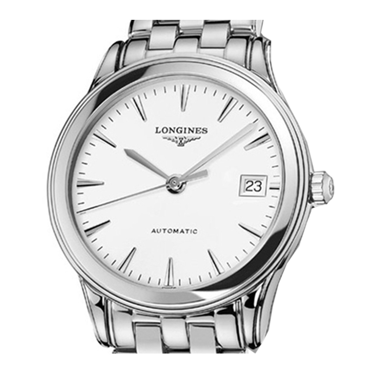 9新] 浪琴 男士精钢自动机械表 军旗系列 l4.774.4.12.