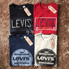 Levi's/李维斯男士2016新款夏季纯棉圆领印花T恤短袖22491-0060