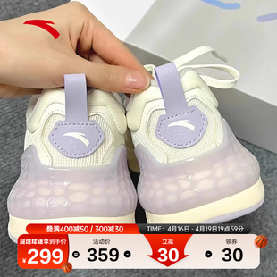 安踏C37+跑鞋女鞋官网旗舰2024夏季新款软底跑步鞋软底减震运动鞋