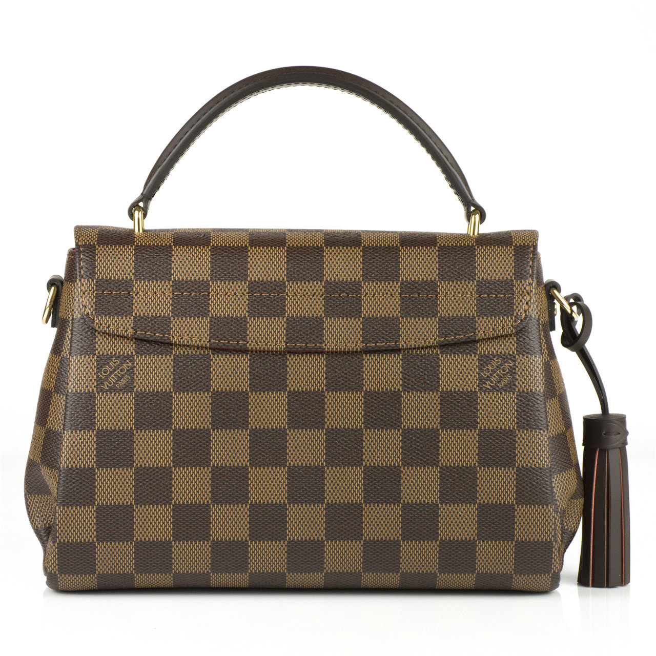 [9.9新]路易威登lv女士棕棋盘格邮差包ae962