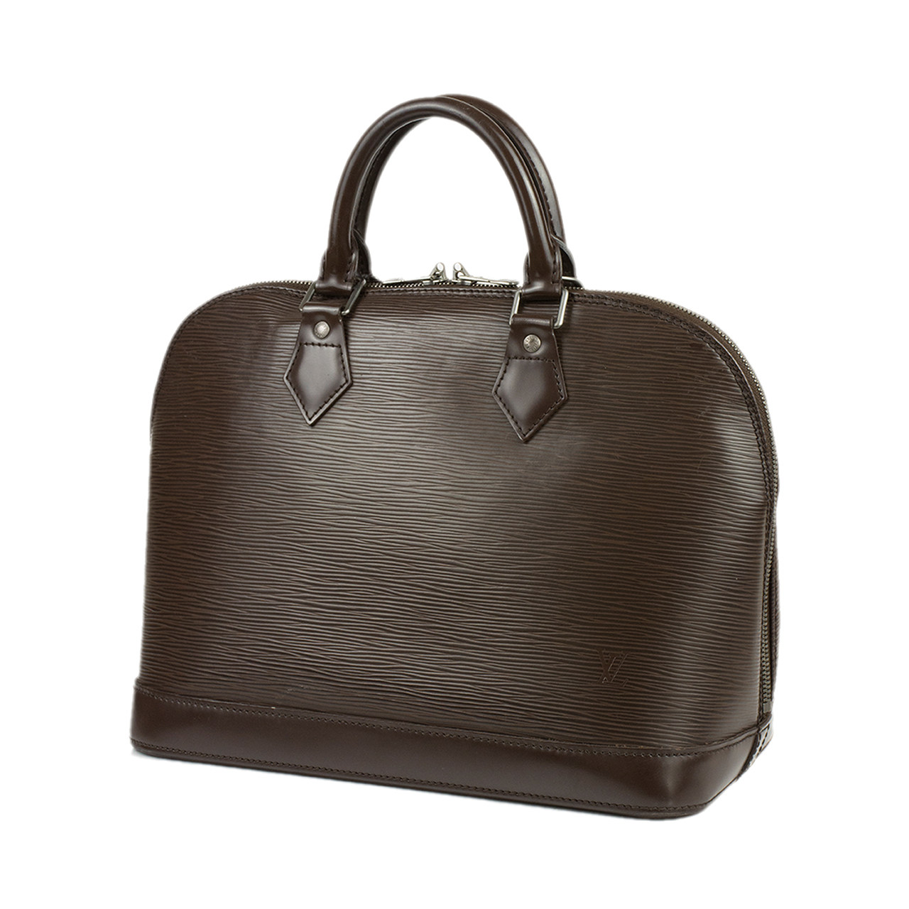 [9.0新]路易威登lv女士alma深棕色水波纹手提包ae026