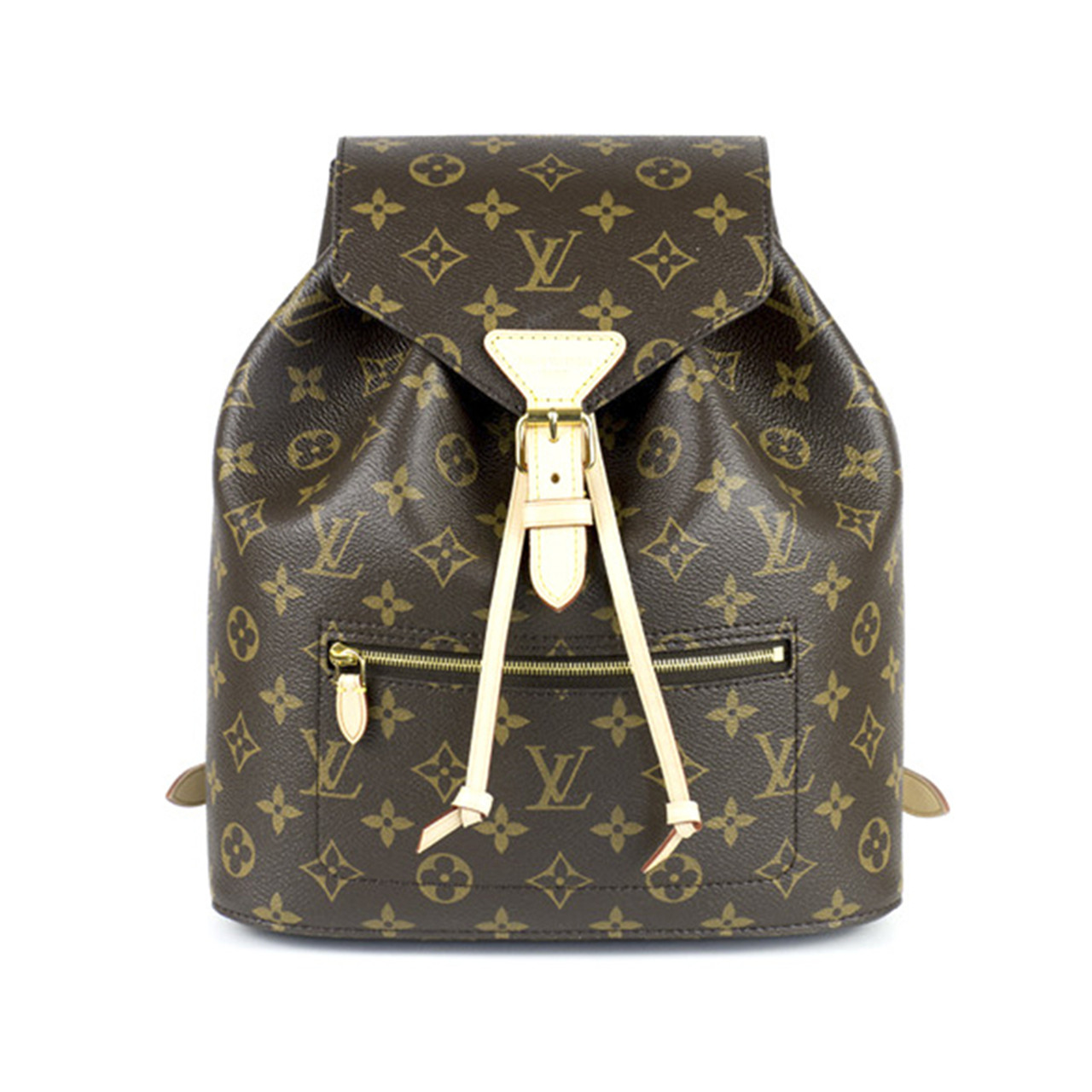 [9.9新]路易威登lv女士montsouris系列老花双肩包be973