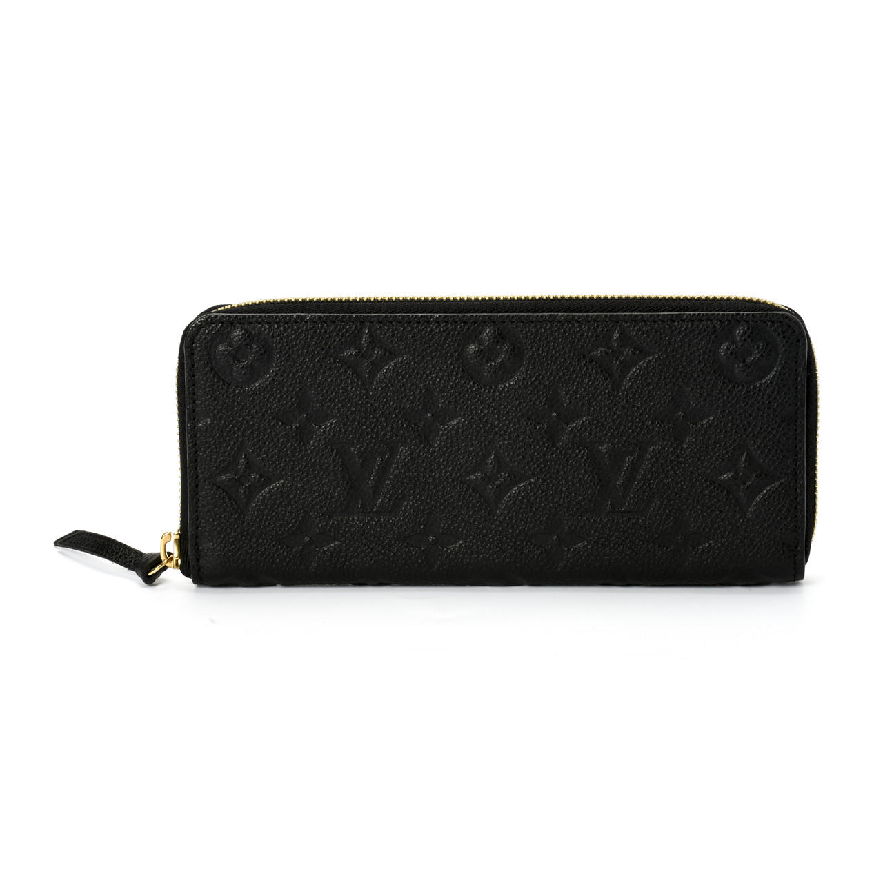 [9.9新]路易威登lv男士黑色长款拉链压花钱包ab186