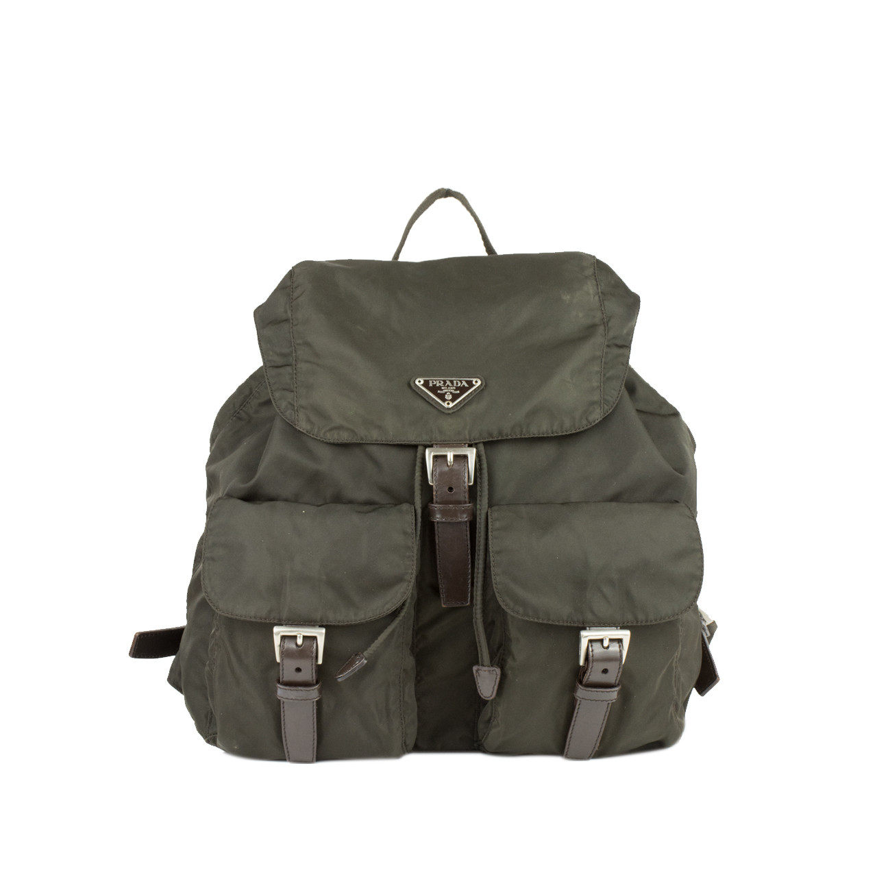 [9.5新]普拉达prada中性黑色降落伞双肩包ae576