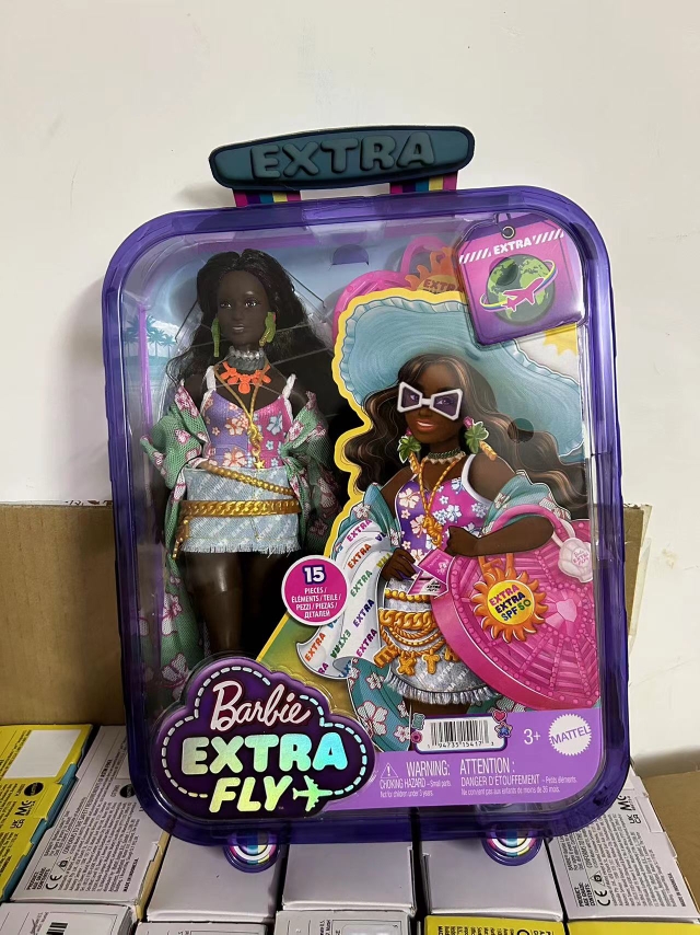 【现货】美国正品芭比时尚达人玩具礼物Barbie Extra Fly 2023