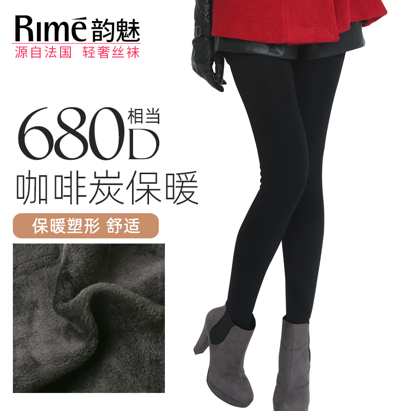 Rime连裤袜女秋冬加绒加厚680