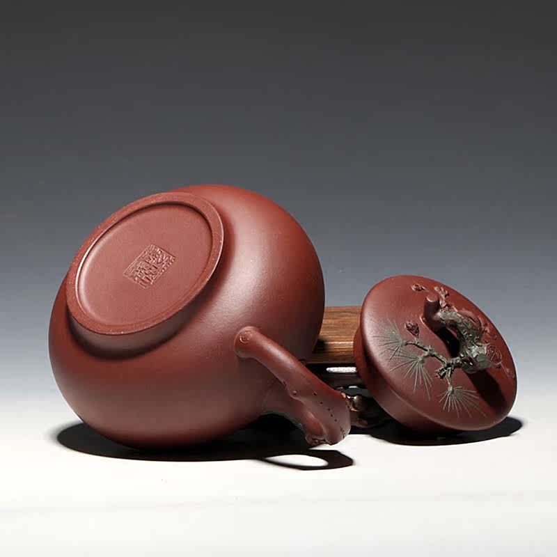 国家级高工许华芳【松竹梅】手工原矿清水泥藏品 畅享陶源