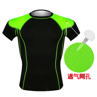 运动紧身衣肌肉健身服男速干短袖T恤篮球压缩跑步弹力训练紧身衣|msdalam kategori sukan/pakaian kasual, Sukan T-shirt - dari Buy2taobao.com untuk memberikan perkhidmatan ejen Taobao profesional membeli
