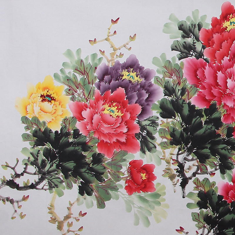 张浪伯《花开富贵》专业牡丹画家
