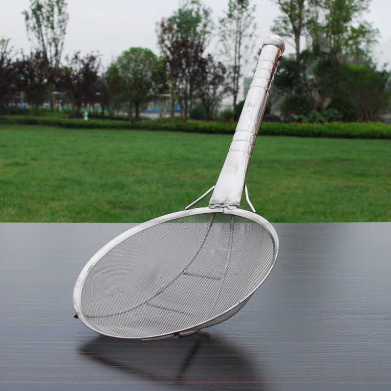 笊篱漏网勺漏网过滤网超密超细不锈钢漏勺大号家用捞面勺捞面漏勺