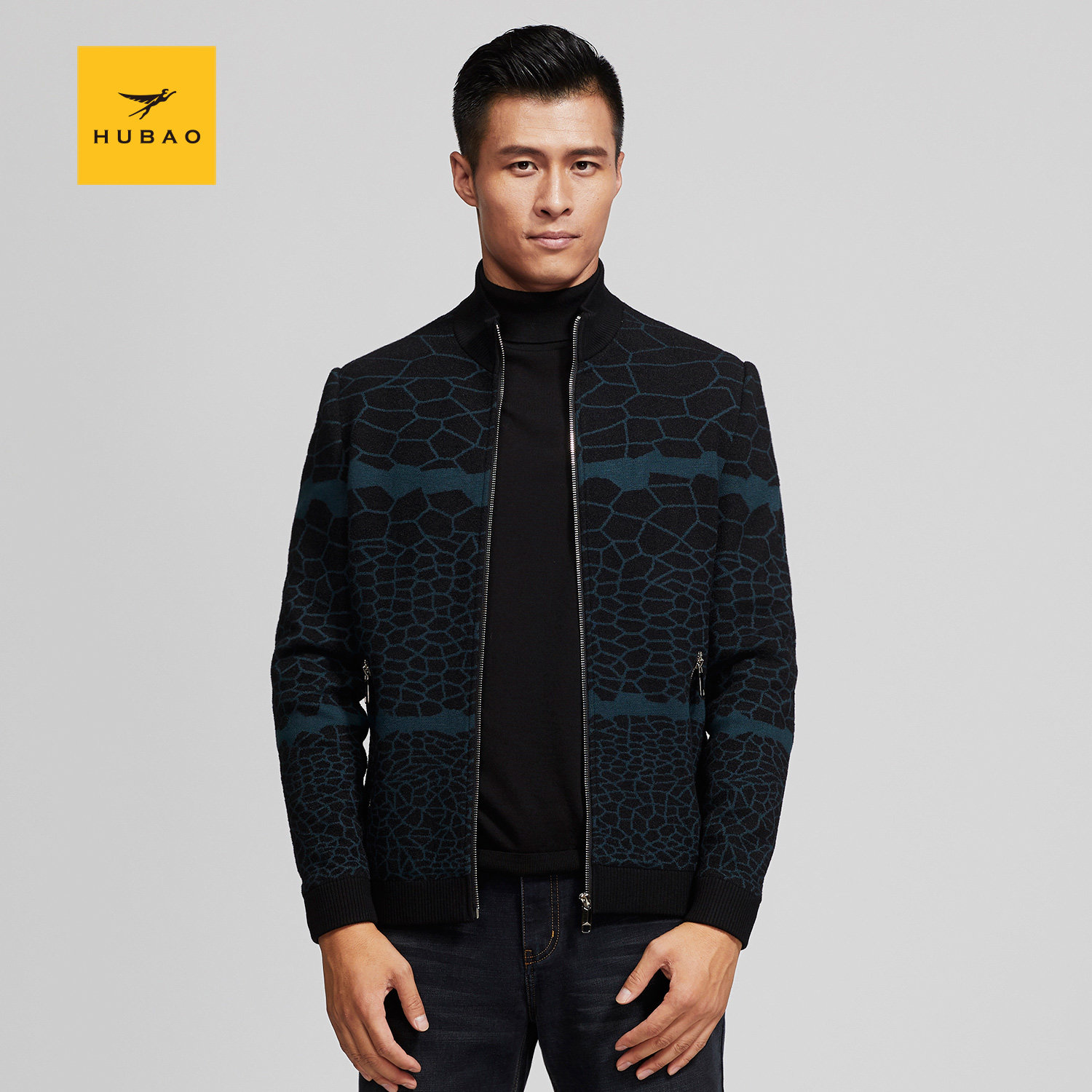 一折虎豹男装 夹克