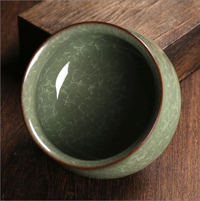 陈石玄根 中国陶瓷艺术大师《冰裂纹圆钵》