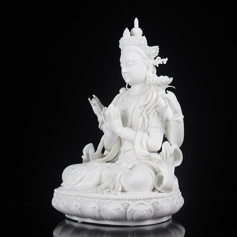 徐才提 省工艺美术大师作品《四臂观音》德化白瓷艺术藏品