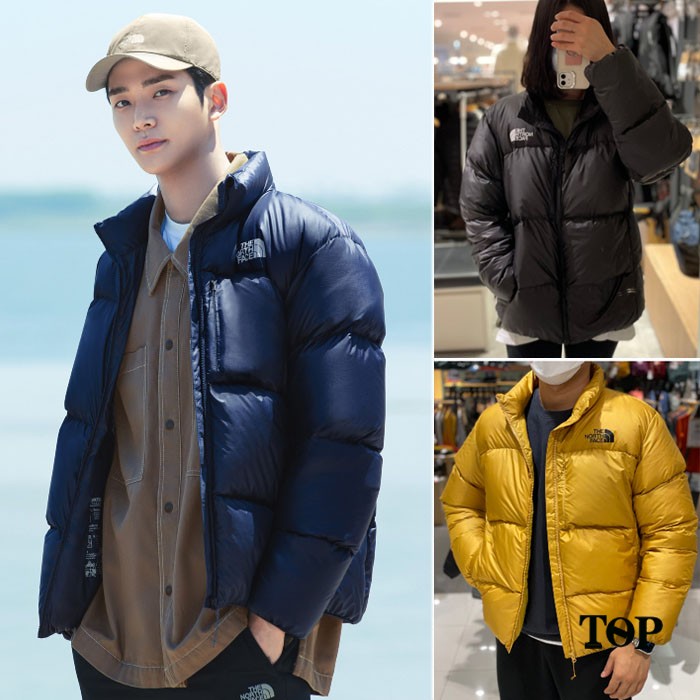 thenorthface北面韩国直邮21冬男户外双面抓绒鹅绒羽绒服nj1dm58