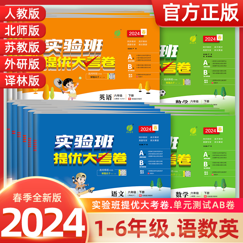 2024实验班提优大考卷一二三四五