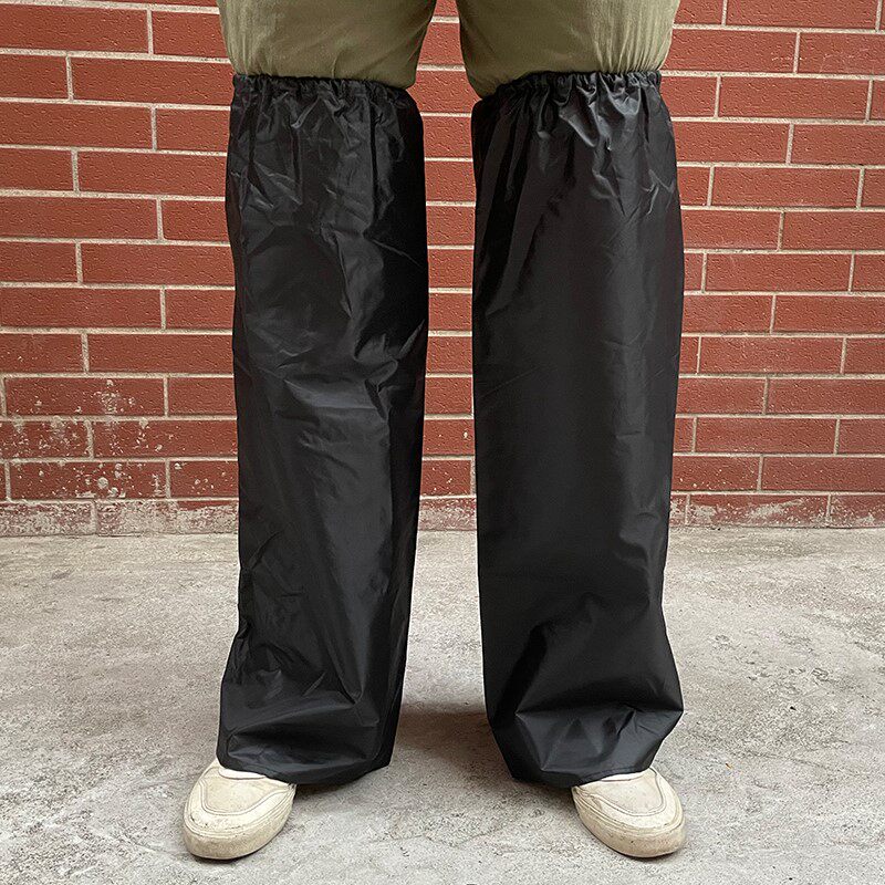 防雨裤套可松紧雨裤男下半身防水骑车夏季骑车防水护膝神器裤管