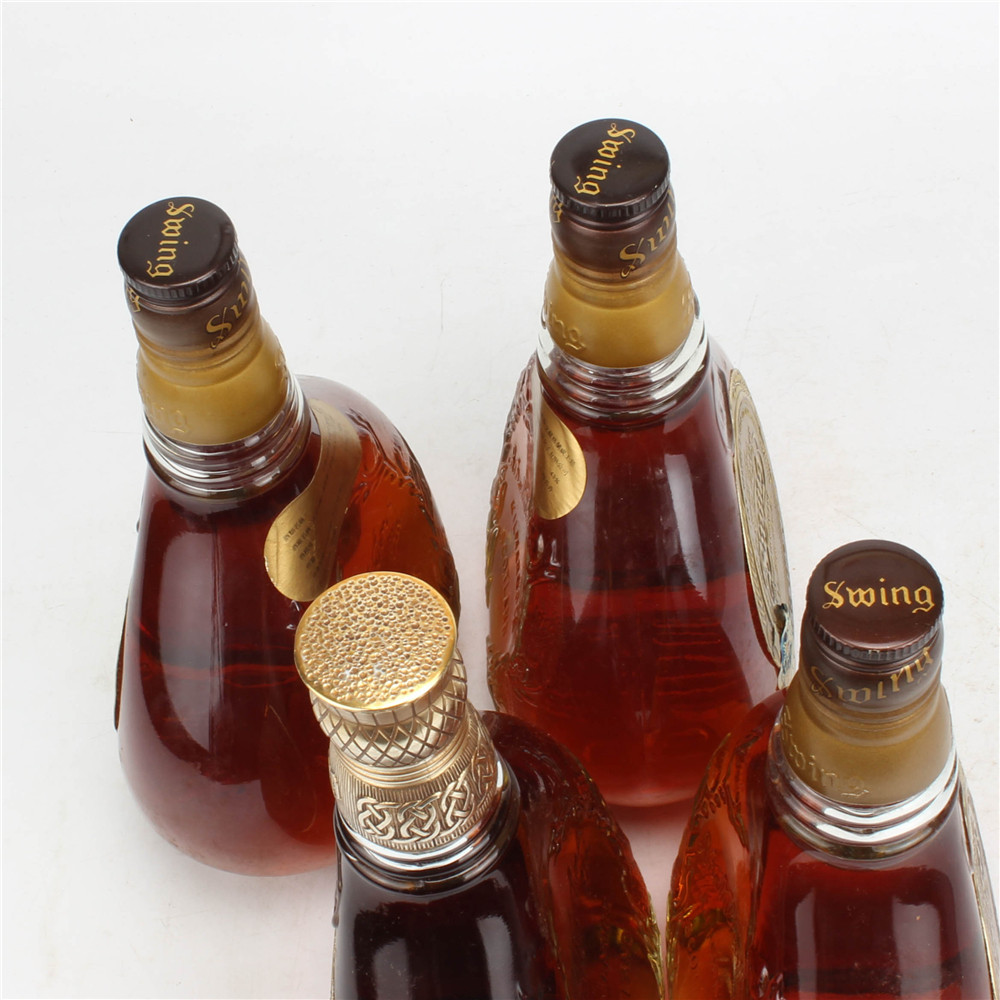 73.80年代尊尼获加不倒翁威士忌43度750ml*4瓶