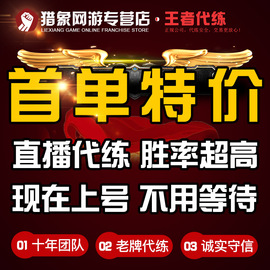 王者荣耀代练排位手工带打段位接单价格表送星耀王者上星车队上分