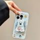 玩胜 可爱jellycat小动物摇摇乐磁吸支架iphone16promax苹果14手机壳15新款15pro女12双层13pm硅胶创意防摔套