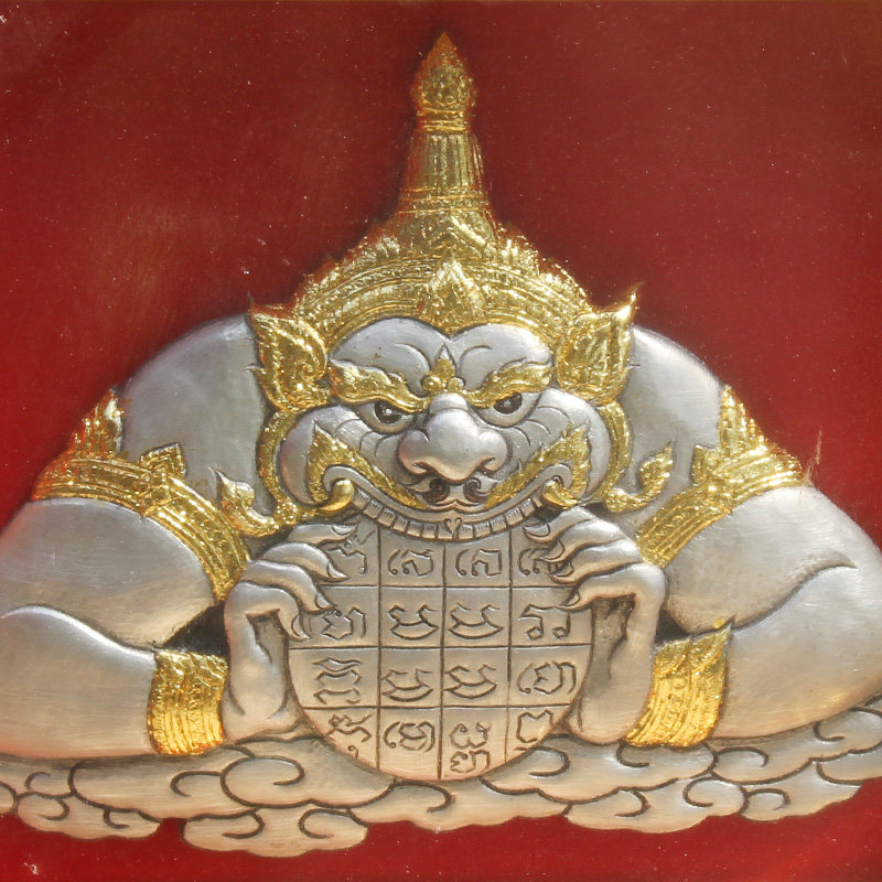 拉胡天神吃小人泰国锡器手工制作 家传400年技艺 在清迈开光