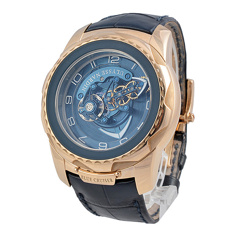 [95成新] 雅典 男款 手动机械 18k玫瑰金 陀飞轮