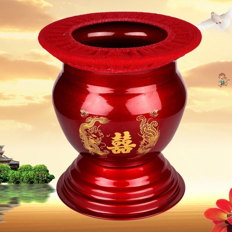 加厚夜壶结婚陪嫁大号高脚家用宝宝通用痰孟罐痰盂