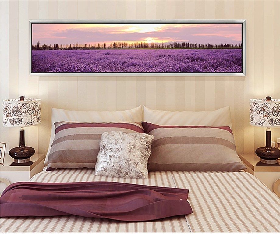 新款印花法国dmc十字绣套件客厅卧室床头横幅十字绣套件