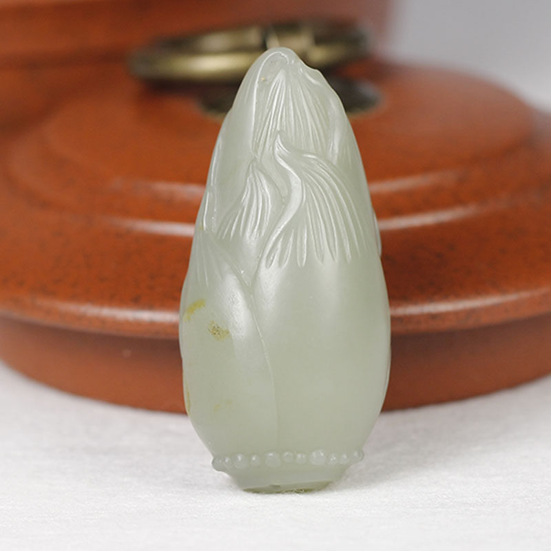 和田玉 细料竹节 节节高升43克