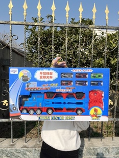 长1.35米变形弹射火车4-7玩具3一8岁9男孩玩具圣诞节新年生日礼物
