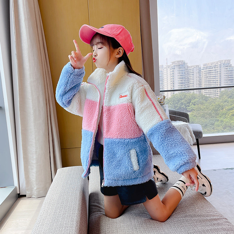 季6女童装7毛毛衣8到9至10岁小女孩12穿的13加厚14加绒nv外套优惠券