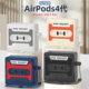 适用苹果airpods4代蓝牙耳机保护套airpodspro2代主动降噪款耳机壳液态软硅胶防摔简约复古磁带四盒2024新款