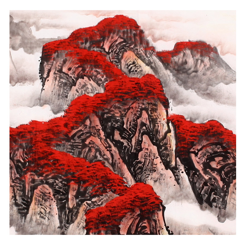 李桂强《鸿运当头》 山水画家