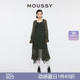 MOUSSY 2024夏季新品南法度假风茶歇长袖连衣裙女028HSZ30-0521