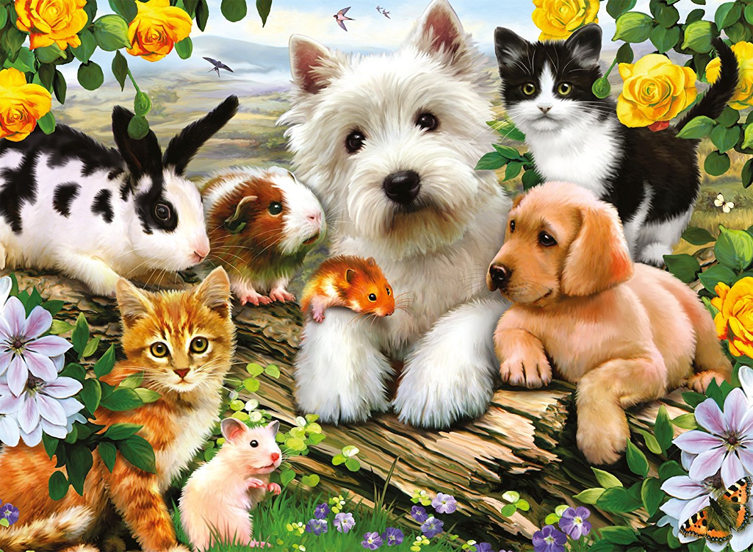 Ravensburger Happy Animal Buddies睿思快乐动物伙伴拼版图游戏在类目 玩具/童车/益智/积木/模型, 串珠/拼图/配对/拆装/敲打玩具, 拼图/拼板中 - 来自Buy2taobao.com提供专业的淘宝代购服务