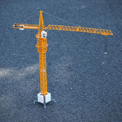 凯迪威1:50合金塔式起重机 塔吊 吊车工程车模型男孩儿童玩具礼物