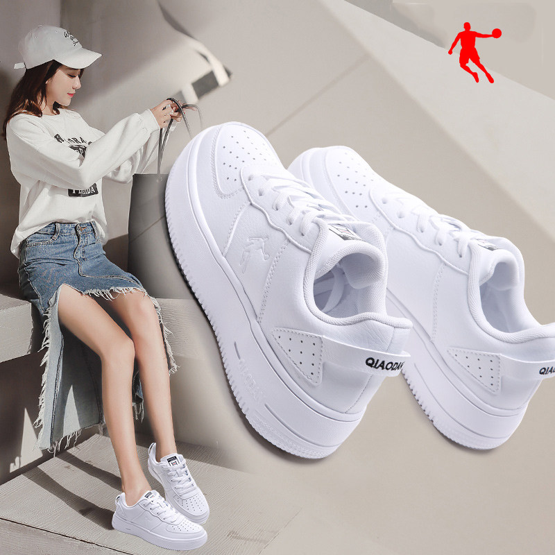 乔丹女板鞋2023夏季新款官方旗舰aj空军一号小白鞋子低帮运动鞋女