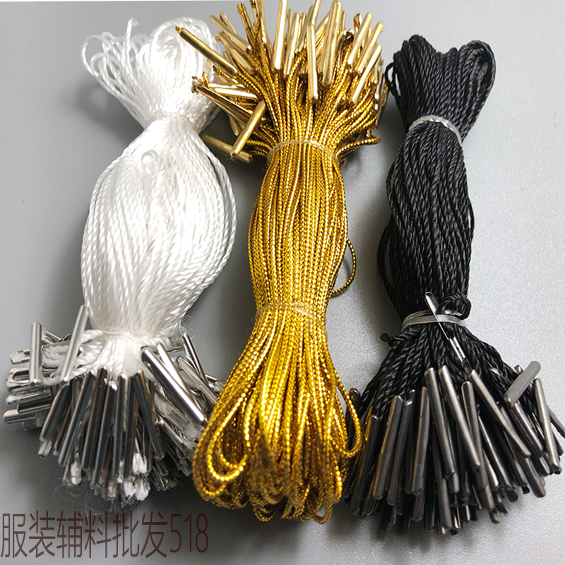 服饰辅料 黑色 白色线金属扣吊牌绳子 商标线 吊绳 铜扣挂绳1000|ruв категории домашний ткань, швейная diy материалов, инструментов и готовой продукции, швейная diy аксессуары/аксессуары/аксессуары, канат - от Buy2taobao.com для оказания профессиональной услуги покупки агента Taobao