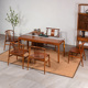红木家具花梨木茶桌椅组合新中式刺猬紫檀茶台实木功夫茶几办公室