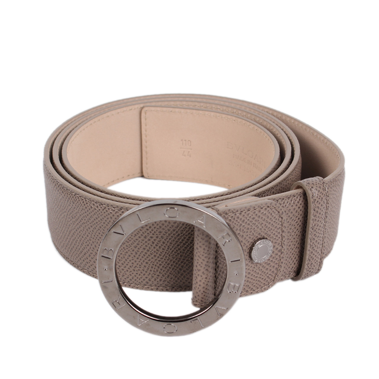 [9.9新]未使用宝格丽bvlgari中性仿古皮带cy70227002