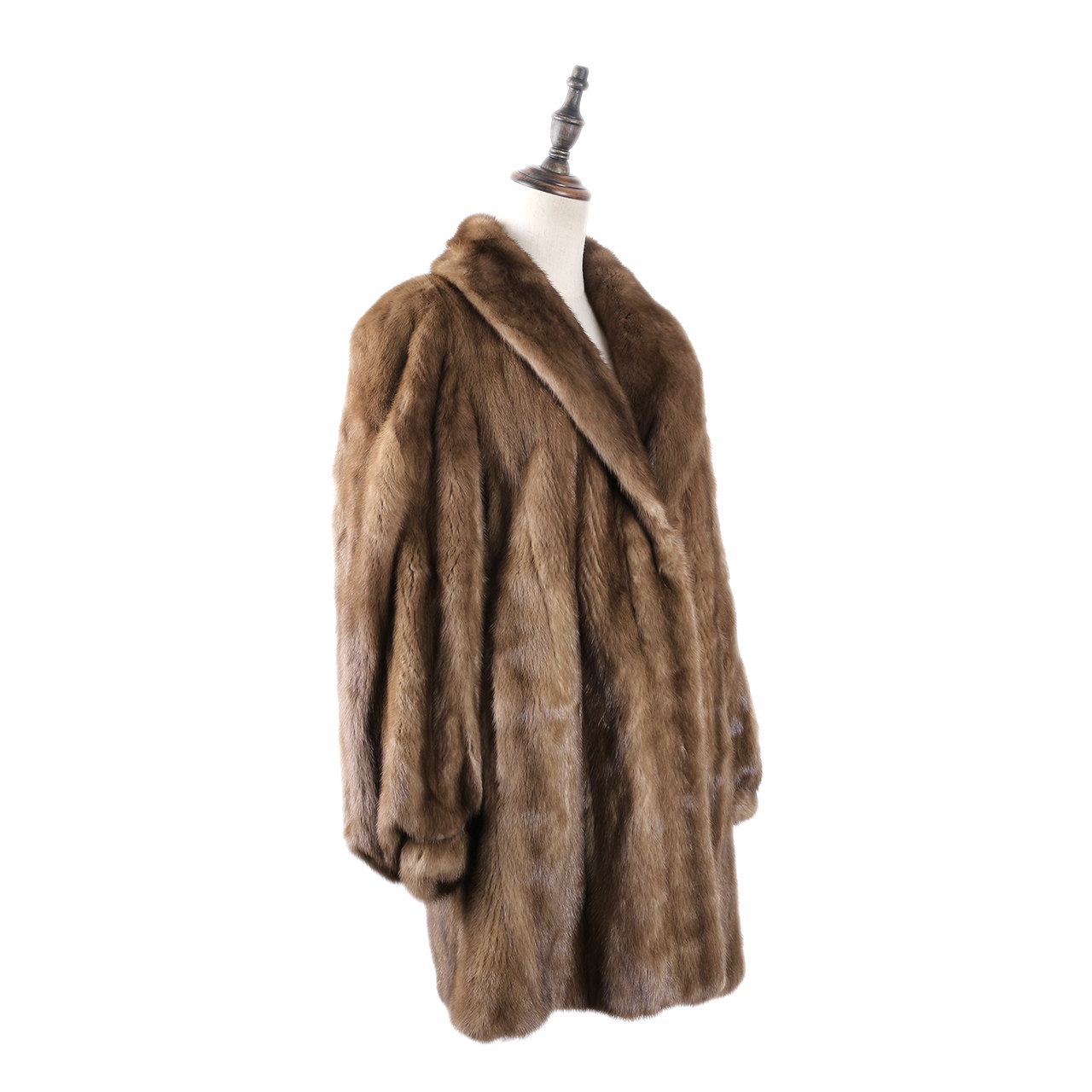 [9.5新]gres女士貂毛皮草大衣80227016