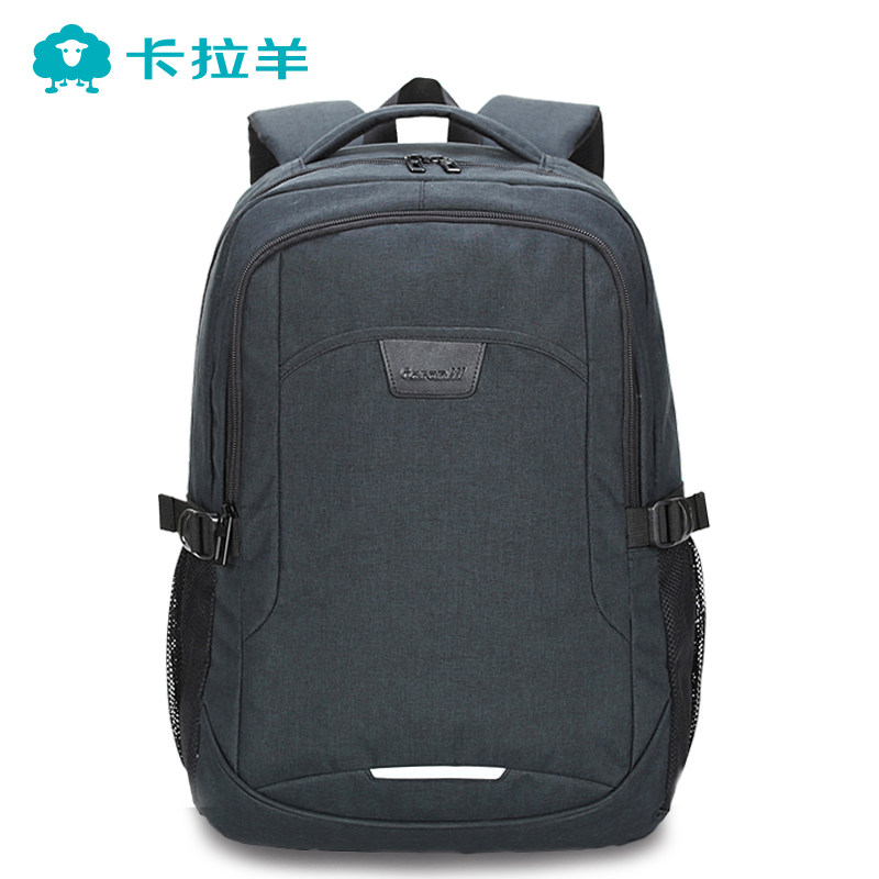 caran·y/卡拉羊中学生书包男双肩包电脑背包休闲旅行包大容量潮