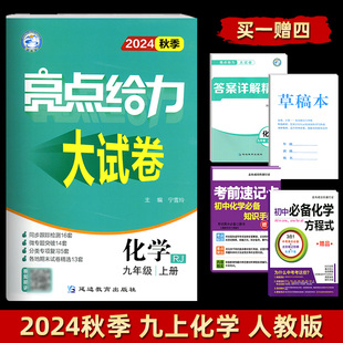 2024秋亮点给力大试卷化学九年级上人教版 初三化学同步单元期中期末分类复习卷江苏各地期末试卷含答案解析 亮点给力九年级化学