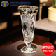 捷克BOHEMIA进口水晶玻璃餐桌花瓶小号单支一枝花装饰摆件插花瓶